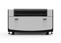 Machine de découpe laser CO2 SENFENG pour cristal/pierre/acrylique/bois/cuir/caoutchouc/tôle, refroidie par eau, contrôleur CNC Ruida