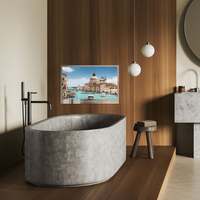 Televisor LED Inteligente para Baño con Espejo de 24 Pulgadas, Resistente al Agua IP65, WiFi, Android - Hotel y Spa