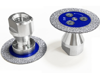 Disques de coupe diamantés multifonctionnels à bride M14 de 50 mm pour marbre, granit, pierre, béton, maçonnerie, pour meuleuse d'angle