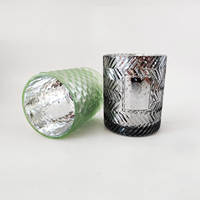 Venta al por Mayor de Frascos de Vidrio Cilíndricos de Lujo Personalizados para Velas de 17 oz con Tapas de Madera y Metal