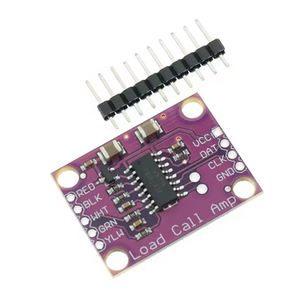 Sensor de Pesaje HX711, Adaptador de Conversión A/D de 24 bits, Placa Amplificadora de Celda de Carga, Sensores de Peso - Product Image 1