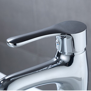 <b>Copper</b> Basin Faucet Single Hole Deck Mounted Single <b>Handle</b> Ceramic Valve Core For Bathroom Sink - Product Image 2