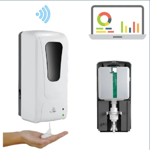 Dingtek เครื่องจ่ายสบู่ DF200เซ็นเซอร์ IOT NB-IOT lorawan แบบไม่สัมผัสพร้อมการเตือนภัยการเติมสำหรับห้องน้ำ - Product Image 1