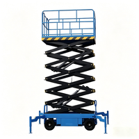 Plateforme élévatrice à ciseaux mobile électrique hydraulique de 4 à 18 m avec moteur de 2,2 kW et plateforme en acier Q345, en promotion