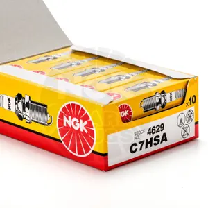 NGK buji 4629 C7HSA Alibaba onaylı sadece NGK toptan tedarikçisi BMW için KAWASAKI YAMAHA HONDA 125CC motosiklet