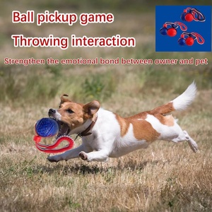 Boules de jouets pour chiens indestructibles avec corde Jouets à mâcher pour animaux de compagnie Balle de nettoyage des dents Balle de friandises pour chiens sur corde Interactive Tug of War - Product Image 2