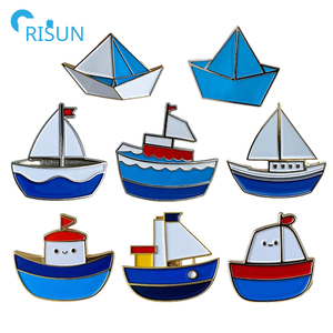 Fabbrica su misura Galleon Yacht barca a vela nave nave nave spille spille spille personalizzate barca smalto Pin - Product Image 1