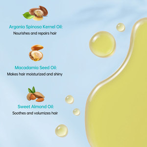 Private Label <span class=keywords><strong>Argan</strong></span>öl für Haarserum Kopfhautbehandlung Tiefenwirksame Feuchtigkeitspflege Nährt Kopfhaut und Haar Macht Es Weich und Glatt - Product Image 5