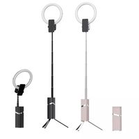 Anneau lumineux de 10 "avec support de trépied Portable avec sac de rangement support de téléphone pour vidéo maquillage réunion Tik Tok photographie