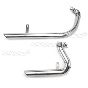 Tubo de Escape para Motocicleta, Sistema de Escape Completo con Silenciadores de Acero Inoxidable para Yamaha Virago V Star XV125 XV 125 XV250 XV 250 - Product Image 5