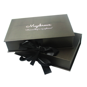 Custom Paper Luxury Boite Cadeau Hair Folding Foldable Magnetic Packaging Gift Box With Ribbon