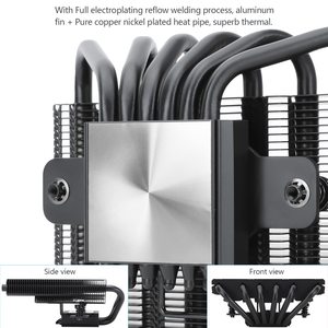 Thermalright AXP120 X67 Black ARGB CPU Low Profile Air Cooler avec ventilateurs de refroidissement 120MM pour carte mère ITX - Product Image 4