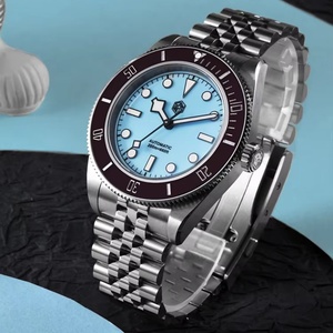 Reloj Automático San Martin de 40 mm con Esfera Esmaltada NH35 para Hombre, Bisel Marrón, Lujoso Diseño de Copo de Nieve BGW-X1, Cristal de Zafiro, Sumergible, SN0128G - Product Image 2