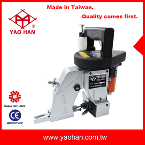 YAOHAN Machine à coudre portable haute vitesse pneumatique pour sacs de riz, point de chaînette à une aiguille avec coupe-bord intégré - Product Image 3