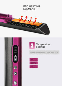 Piastra per Capelli Senza Fili con Marchio Privato, Alta Qualità, 450 Gradi, USB, Stiracapelli Cordless - Product Image 3