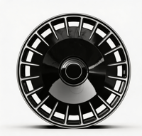 Rines Bicolor Negro y Plateado 5x120 de 20 Pulgadas para BMW Serie 5 G30, Serie 7 G11, X5 G05, Estilo Lujoso, Ligeros y Cóncavos Profundos