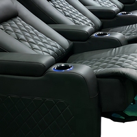 Vente en gros siège home cinéma canapé inclinable électrique multifonction salle de cinéma chaise avec plateau et repose-pieds