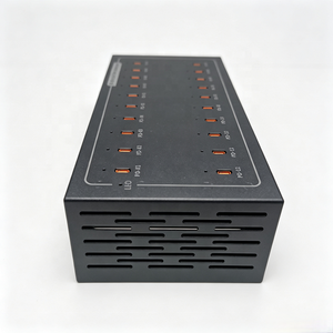 Stasiun Pengisian Daya USB C 400W 20 Port dengan Cangkang Logam, Pengisi Daya USB C Multi Port 45W untuk Smartphone, Tablet, dan Perangkat USB C Lainnya - Product Image 6