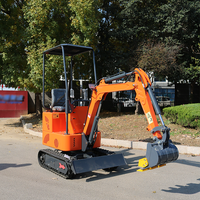 Chine Usine OEM Service Ferme Mini Pelle Multifonction 1 Tonne Mini Digger Maison Micro Bagger Petite Pelle 1000kg Vente