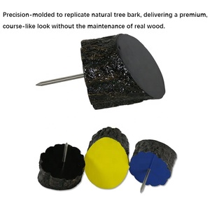Marqueur <span class=keywords><strong>de</strong></span> tee <span class=keywords><strong>de</strong></span> golf en <span class=keywords><strong>bois</strong></span> simulé incassable, rond, prix d'usine, plusieurs couleurs, marqueur <span class=keywords><strong>de</strong></span> tee <span class=keywords><strong>de</strong></span> golf personnalisé en forme <span class=keywords><strong>de</strong></span> branche - Product Image 4