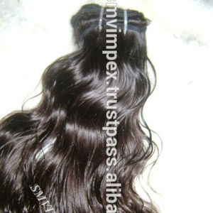 Virgen indio Remy pelo cuerpo onda Natural negro indio Remy pelo crudo tejido 12A grado indio cabello humano tejido - Product Image 1
