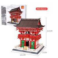 6212 personnalisé bloc de construction Architecture Niomon porte de Kiyomizu bloc ensemble décoration jouet éducatif bricolage cadeau créatif