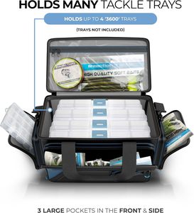 Échantillon gratuit Sacs de pêche pour la pêche en eau salée ou en eau douce - Matériel résistant à l'eau - Rangement d'équipement de pêche - Product Image 4