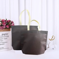 Sac fourre-tout pliable personnalisé en toile non tissée avec logo de dessin animé, fermeture épaule, taille moyenne, réutilisable, pour courses et bière