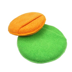 ฟองน้ำไมโครไฟเบอ<span class=keywords><strong>ร์</strong></span>ทรงกลมขนาด 5 นิ้ว พร้อมแผ่นขัดเคลือบเงาแบบมีช่องสำหรับใส่แว็กซ์ ใช้สำหรับทำความสะอาดรถยนต์และบ้าน อุปกรณ์ขัดเงารถยนต์ - Product Image 5
