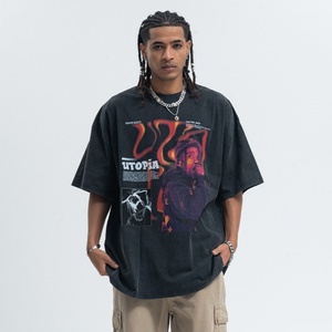 Sweat à capuche unisexe surdimensionné en coton épais 100 % avec motif lettres personnalisable pour broderie, idéal pour l'automne - Product Image 3