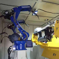 YASKAWA AR1440 6 Eksenli Endüstriyel Robot Ark Kaynak Robot Kolu, Karbon Çelik ve Paslanmaz Çelik Kaynağı için Pozisyonerli