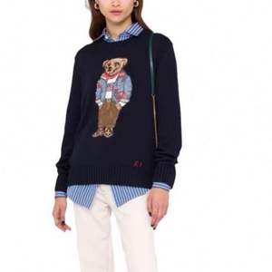 เสื้อสเวตเตอร์ไหมพรมลายดอกไม้ลำลองสำหรับผู้หญิง คอลเลคชั่นฤดูใบไม้ร่วง  คอทรงกลม ผ้าฝ้าย 100% ทรงหลวม ไม่เป็นขุย ไม่ยับ ไม่หด ยี่ห้อ <span class=keywords><strong>Littlepony</strong></span> พร้อมโลโก้แบบกำหนดเอง - Product Image 4