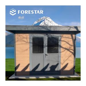 <span class=keywords><strong>Abri</strong></span> <span class=keywords><strong>de</strong></span> <span class=keywords><strong>jardin</strong></span> en aluminium composite à toit pentagonal, toit imperméable avec gouttière en aluminium, maison <span class=keywords><strong>de</strong></span> rangement extérieure pour <span class=keywords><strong>jardin</strong></span> - Product Image 1