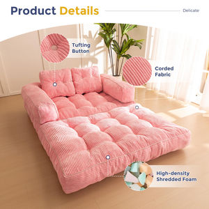 Produits tendance Alibaba : Fauteuil-canapé convertible et extensible, emballé sous vide, MOQ faible (1 pièce), volume d'expédition réduit de 80 % - Product Image 3