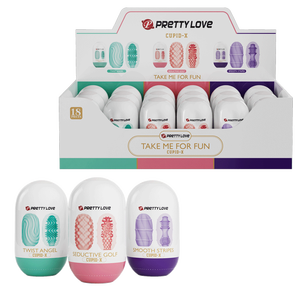 Pretty Love, Juguetes Sexuales para Hombres, Set de 3 Estilos, Cada Uno con 6 Piezas, Total 18 Piezas - Product Image 1