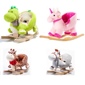 Peluche giro su animali sedia per il vostro piccolo bambino su 12 mesi, buon regalo per il vostro bambino bello - Product Image 1