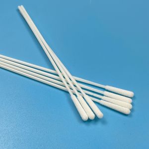 Hisopos de garganta flocados desechables con punta de plástico de 4,5mm para diseño de punto de interrupción de uso en laboratorio/Hospital - Product Image 4