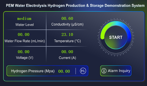 Nouvel appareil de démonstration manuel de production et de stockage d'hydrogène par électrolyse de l'eau PEM à piles sèches pour l'enseignement et la <span class=keywords><strong>recherche</strong></span> - Product Image 6