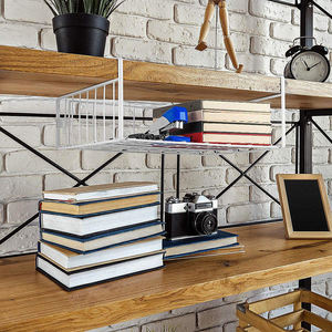 <span class=keywords><strong>Bajo</strong></span> estantería estante de alambre cesta colgante se desliza <span class=keywords><strong>bajo</strong></span> estanterías para almacenamiento en casa de <span class=keywords><strong>Bajo</strong></span> cestas <span class=keywords><strong>despensa</strong></span> organizador - Product Image 5