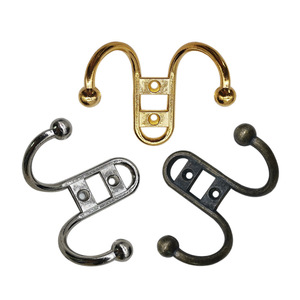 Hongzun Photo Frame Metal Double <b>Hook</b> Wall Mounted Thick Wire Durable <b>Kitchen</b> Bathroom <b>Hook</b> - Product Image 5