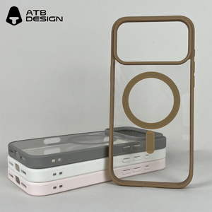 ATB custodia per telefono magnetico di lusso per Apple per iPhone 17 Air 16 11 15 13 14 Plus 12 Pro Max cover morbida trasparente TPU PC - Product Image 2