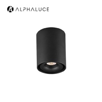 Spot architectural anti-éblouissement COB à CRI élevé, orientable, à montage en surface, pour les présentoirs de café et les espaces de bureau