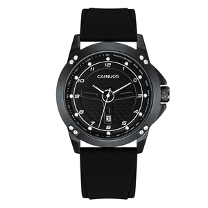 Montre pour homme CAINUOS, <span class=keywords><strong>grand</strong></span> cadran circulaire, texture tendance, classique, simple, atmosphérique, <span class=keywords><strong>mouvement</strong></span> à quartz exquis, modè<span class=keywords><strong>le</strong></span> 5029G - Product Image 3