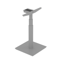 Bureau d'ordinateur ergonomique à pied unique Table basse d'ordinateur portable debout pour la maison ou le bureau assis debout meubles de levage