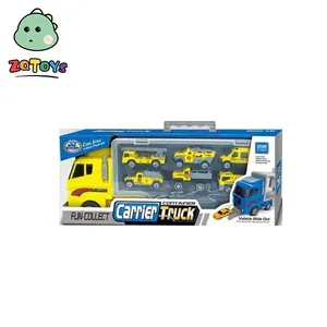 Zhiqu игрушки для детей, Иностранная торговля, контейнер для хранения из сплава, игрушечный автомобиль, набор игрушек для мальчиков, портативный производитель