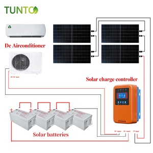 Climatiseur Solaire OEM Hors Réseau avec Contrôleur MPPT, Onde Sinusoïdale Pure, Batteries Lithium-Ion et Panneaux – Usage Commercial 100% Solaire - Product Image 2
