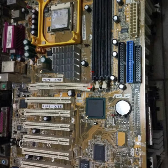 Plc 1 Pcs Used Motherboard P4pe-x/se for Industrial Use