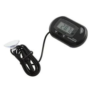 Цифровой термометр для аквариумной воды с ЖК-дисплеем, измеритель температуры по Цельсию и Фаренгейту для аквариума