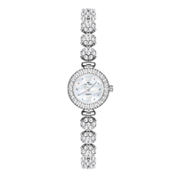 Jam Tangan Wanita BS Bee Sister FA1864 Gypsophila CZ Diamond Flower, Mewah Ringan, Eksklusif, Niche, High-end