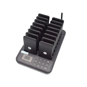 Không dây Nhà hàng <span class=keywords><strong>beeper</strong></span> dịch vụ Hệ thống gọi điện thoại với màn hình cafe khách nhắn 16 cái nhắn tin và một tầng hầm - Product Image 2